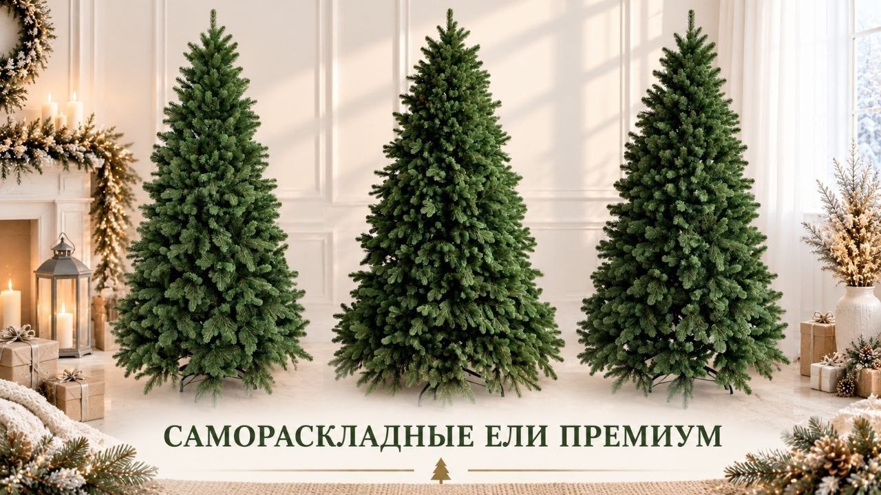 Самораскладные ёлки премиум
